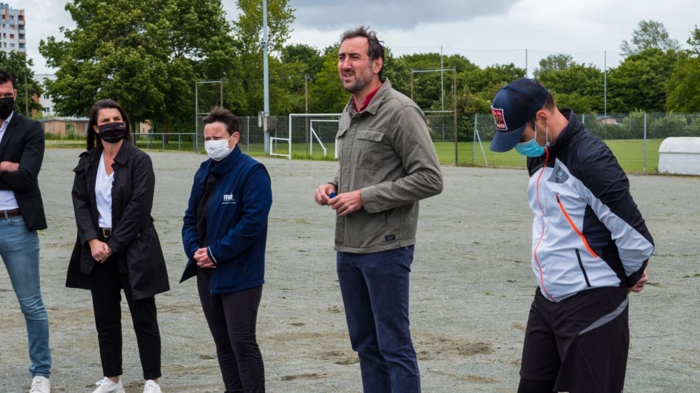 CECILE GRASSO-NOWAK ET SEBASTIEN NOLESINI EN VISITE DANS LA LIGUE PAYS DE LOIRE