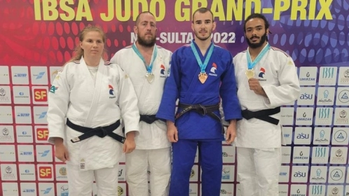 GRAND PRIX IBSA DU KAZAKHSTAN : QUATRE MÉDAILLES POUR NOS QUATRE JUDOKAS ENGAGÉS