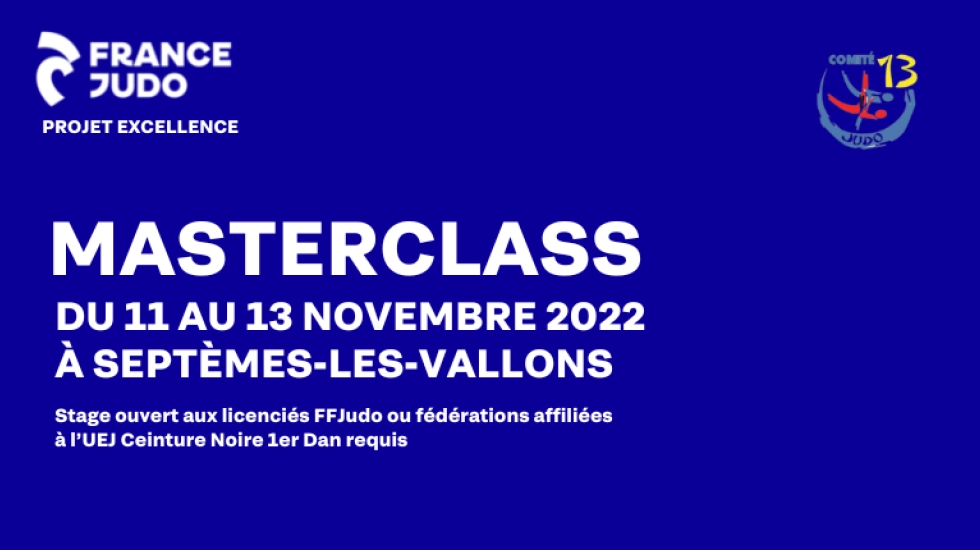 PROJET EXCELLENCE : UNE DEUXIÈME MASTERCLASS ORGANISÉE DU 11 AU 13 NOVEMBRE