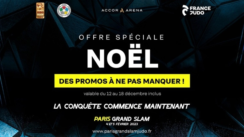 OFFRES PROMOTIONNELLES SPÉCIALES NOËL SUR LE PARIS GRAND SLAM 2023