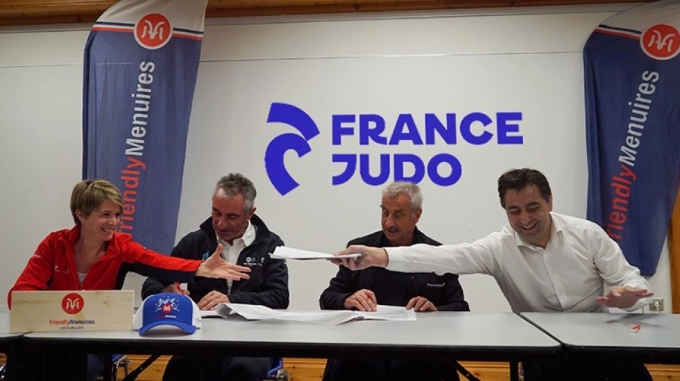 LA STATION DE SKI DES MENUIRES ET FRANCE JUDO RENOUVELLENT LEUR PARTENARIAT