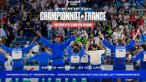 CHAMPIONNAT DE FRANCE SENIORS PAR ÉQUIPES 1D : OUVERTURE DE LA BILLETTERIE