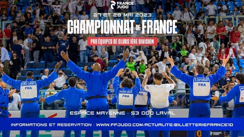 CHAMPIONNAT DE FRANCE SENIORS PAR ÉQUIPES 1D : OUVERTURE DE LA BILLETTERIE