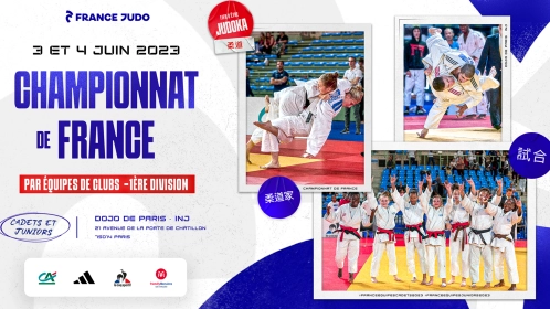 Le SGS Judo et l'AJBD 21-25 sacrés champion de France par équipes cadets 