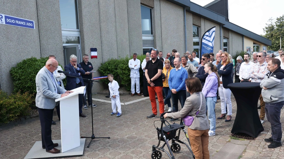 Inauguration dans le Pas-de-Calais du premier dojo solidaire du programme 1000 Dojos