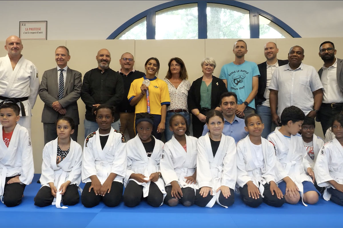 Inauguration de deux dojos solidaires à Grigny 