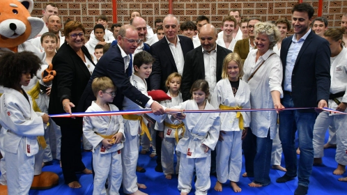 Inauguration d'un dojo solidaire à Noeux-les-Mines