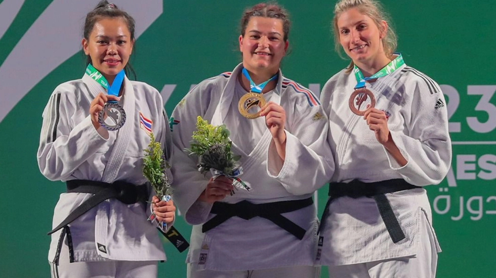 Quatre médailles pour l'équipe de France de jujitsu à Riyad