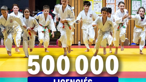 Le cap des 500 000 licences atteint au 20 janvier !