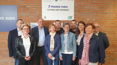 Inauguration d'un dojo solidaire à Montceau-les-Mines (71)