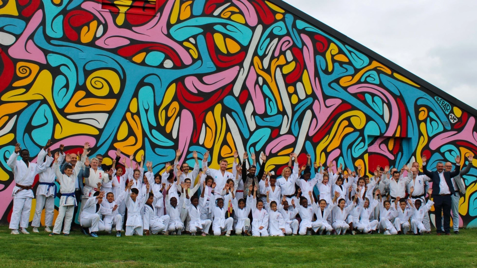 Le Judo Club Chalettois inaugure cinq dojos solidaires