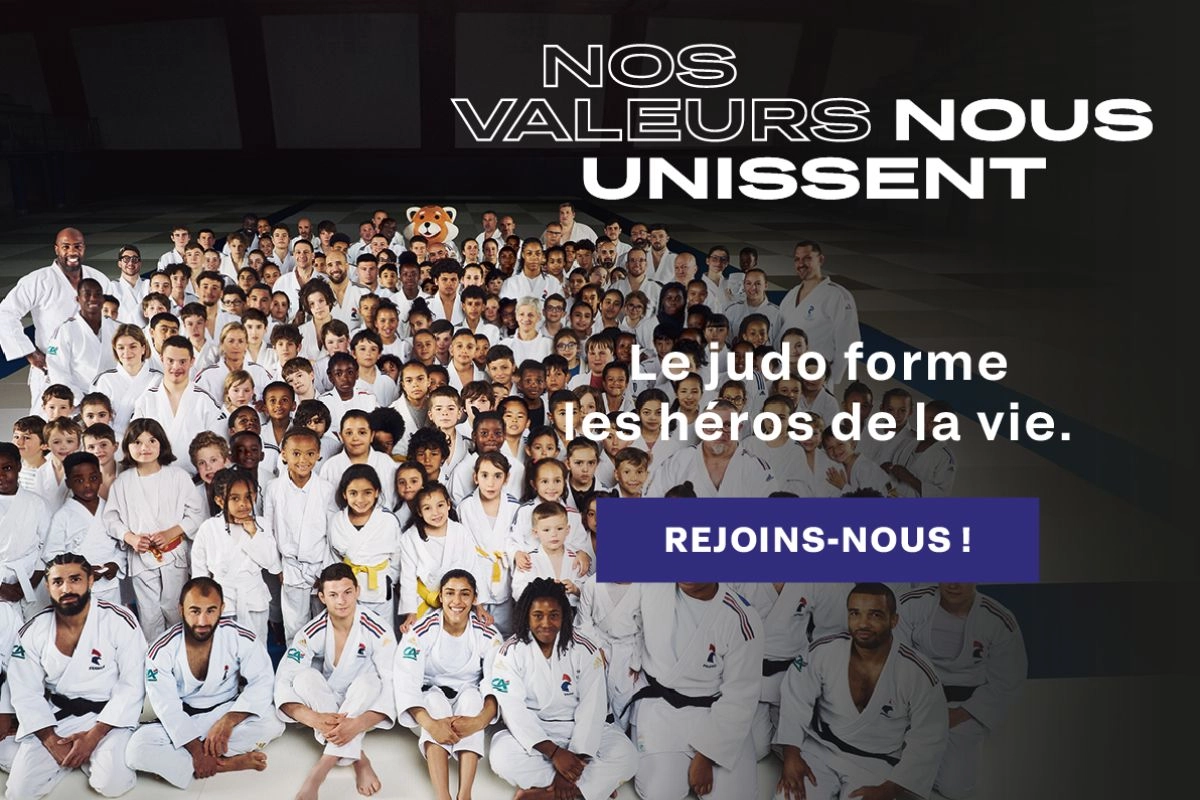 « Nos valeurs nous unissent » : la campagne de rentrée de France Judo est lancée !
