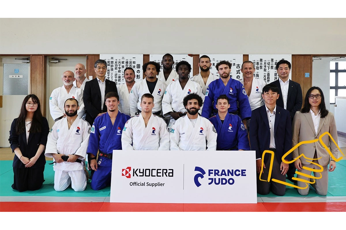 À Nara, le judo comme langage commun entre France Judo et Kyocera