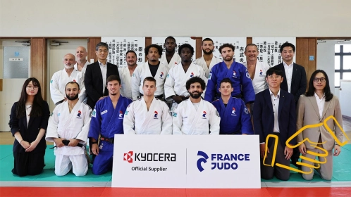 À Nara, le judo comme langage commun entre France Judo et Kyocera