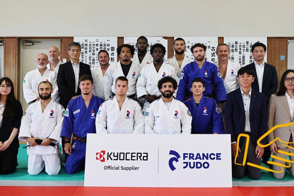 À Nara, le judo comme langage commun entre France Judo et Kyocera