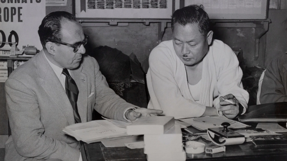 Portrait de Paul BONÉT-MAURY (Président de la FFJDA de 1946 à 1956)
