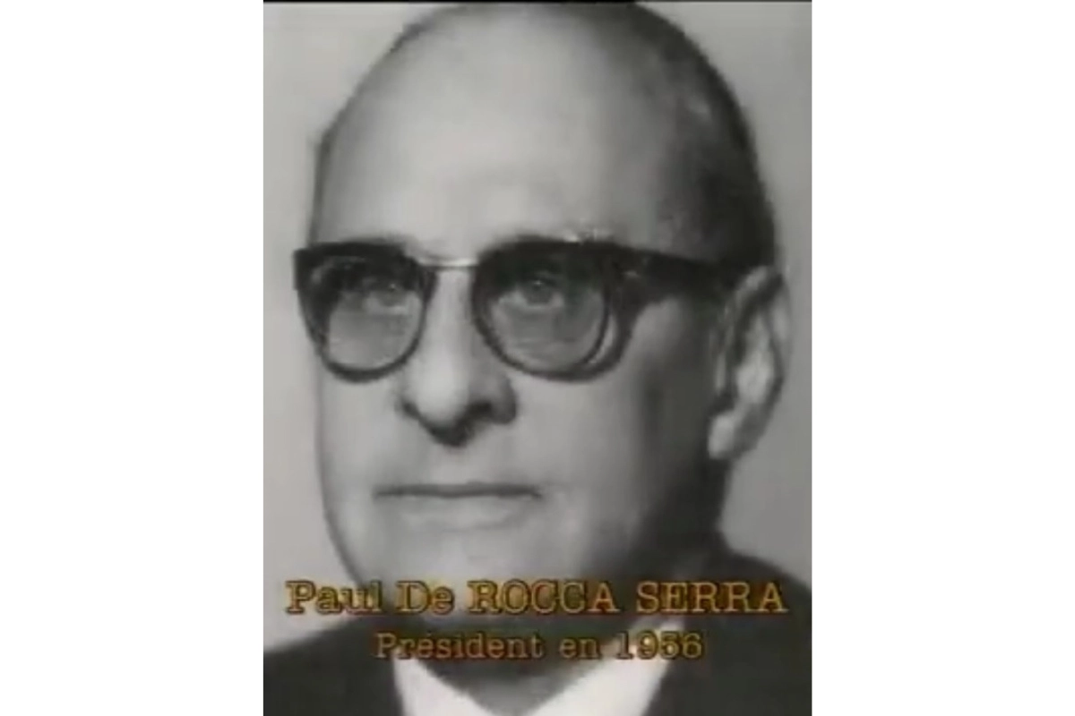 Portrait de Paul de Rocca Serra (président de la FFJDA en 1956)