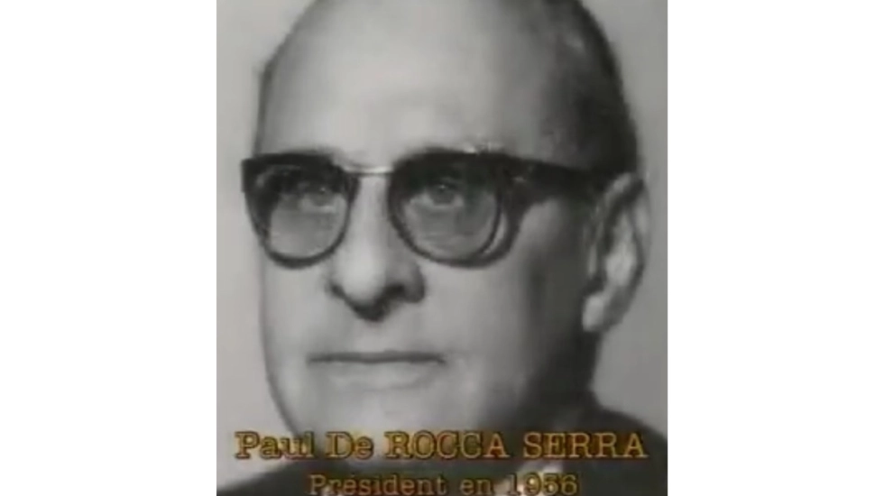 Portrait de Paul de Rocca Serra (président de la FFJDA en 1956)