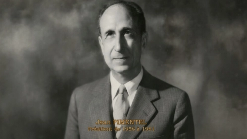 Portrait de Jean PIMENTEL (président de 1956 – 1961)