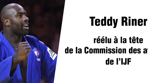 Teddy Riner réélu à la tête de la Commission des athlètes de l'IJF