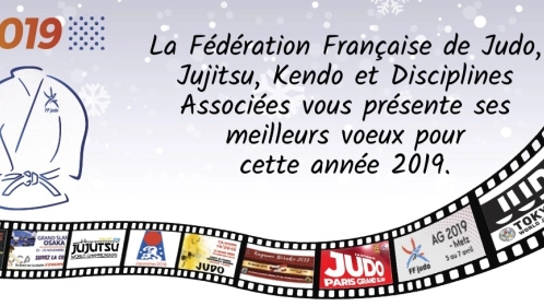 LA FFJUDO VOUS SOUHAITE UNE BONNE ANNÉE 2019 !