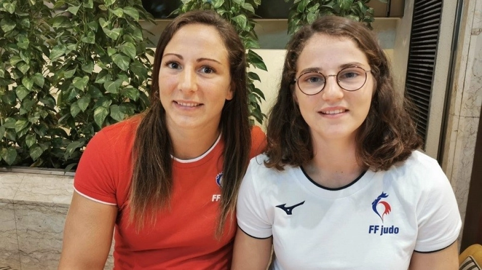 Gaëtane DEBERDT et Vanessa DUREAU, sparring partners de l'Equipe de France