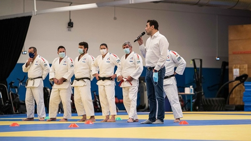 STÉPHANE NOMIS À LA RENCONTRE DES ATHLÈTES À L'INSEP