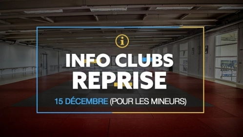 OFFICIEL : REPRISE D'ACTIVITÉ POUR LES MINEURS