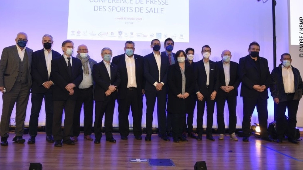LES FÉDÉRATIONS DE SPORTS EN SALLE RÉUNIES POUR ALERTER SUR LA SITUATION PRÉCAIRE DU SPORT EN FRANCE