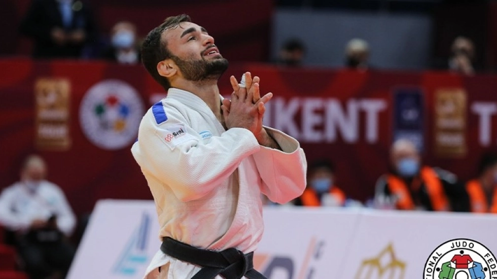 GRAND SLAM DE TASHKENT - LUKA MKHEIDZE EN BRONZE
