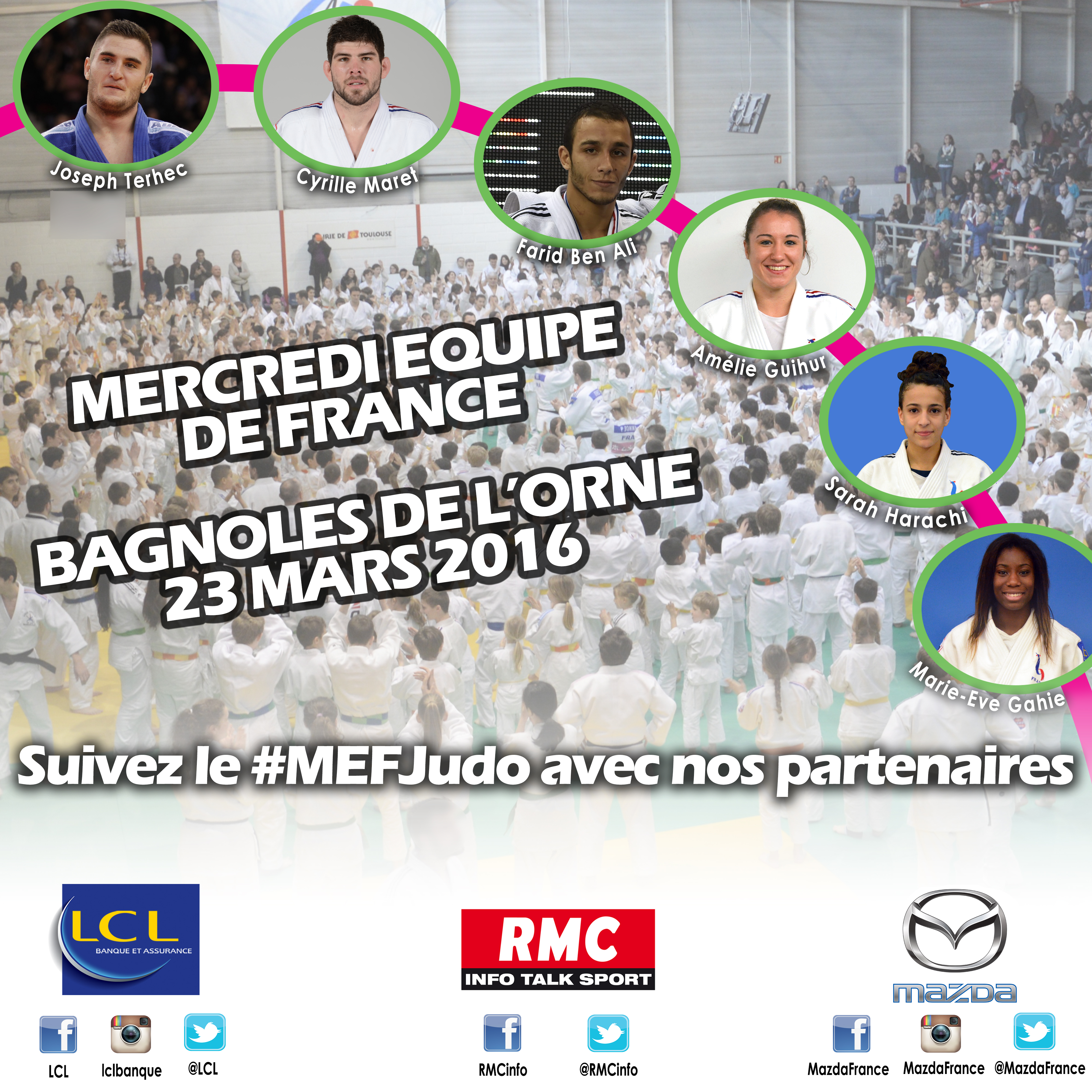 affiche mercredi equipe de France Bagnoles de l'Orne 2016